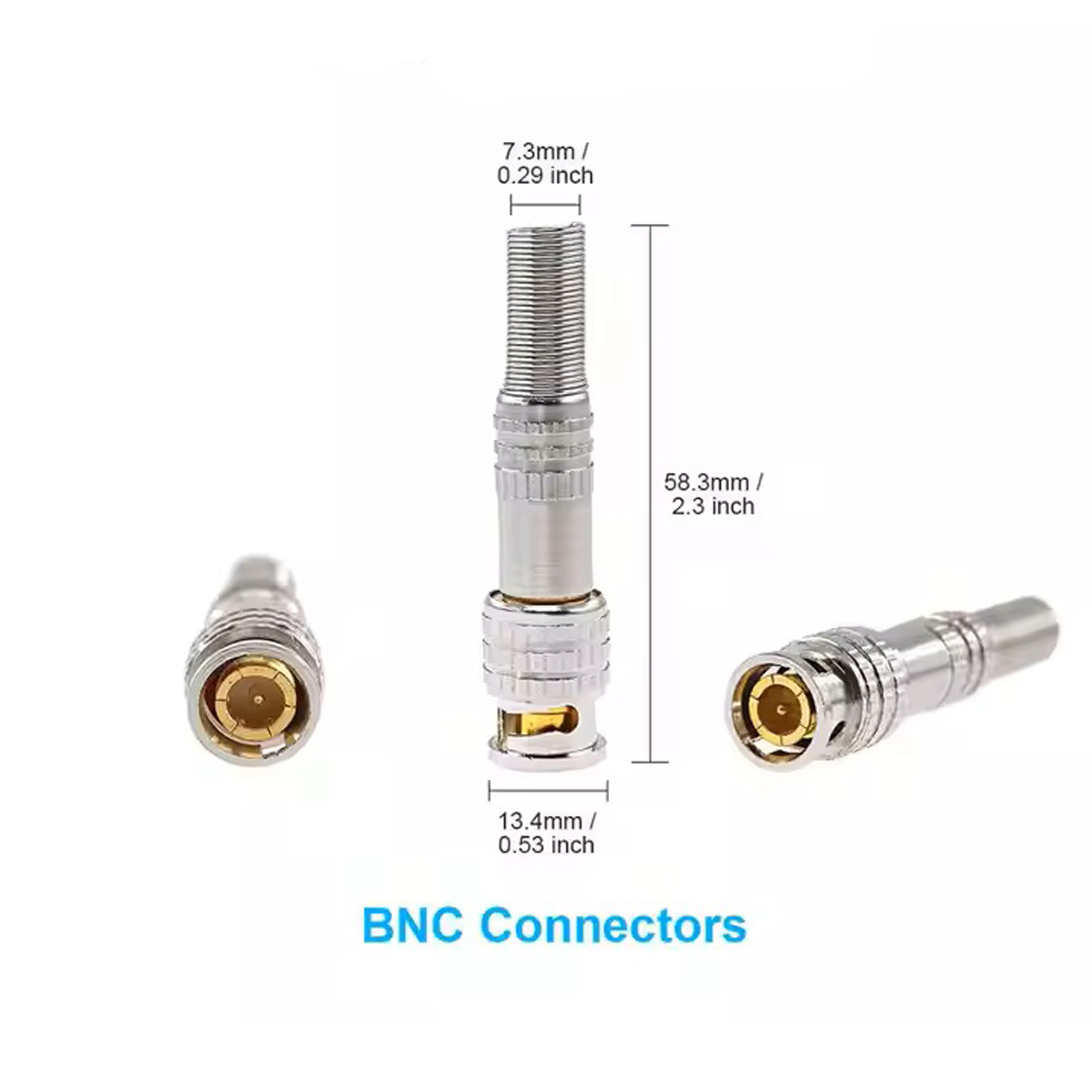 کونکتور بی ان سی کمره های امنیتی (BNC Connector)