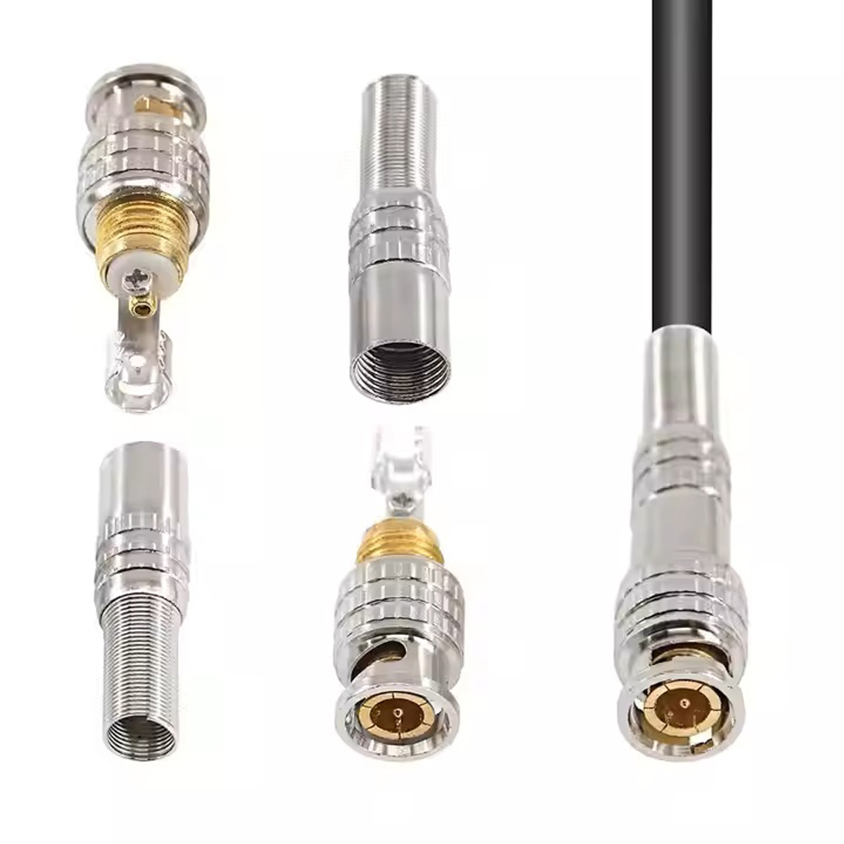کونکتور بی انی سی کمره های امنیتی (BNC Connector)