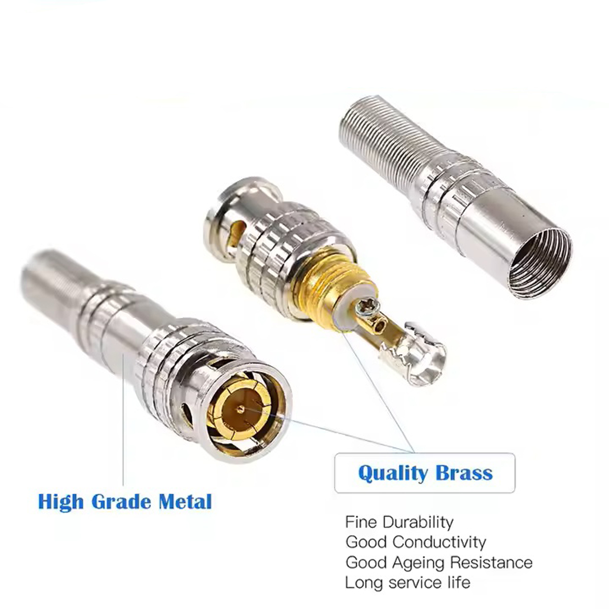 کونکتور بی ان سی کمره های امنیتی (BNC Connector)