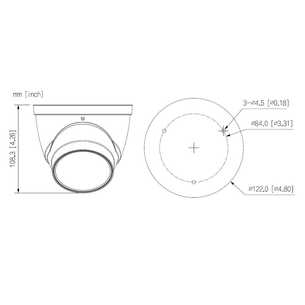 کمره آی‌پی داخلی ۵ میگاپیکسل داهوا – مدل Dahua IPC-HDW2541T-ZS-27135-S2