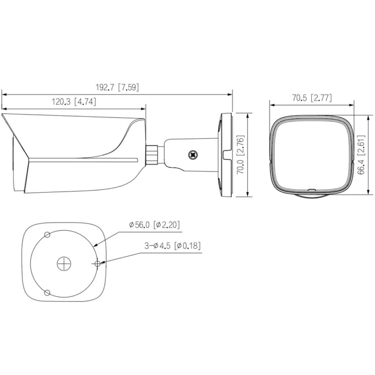 کمره آی‌پی بیرونی ۵ میگاپیکسل داهوا – مدل IPC-HFW2541E